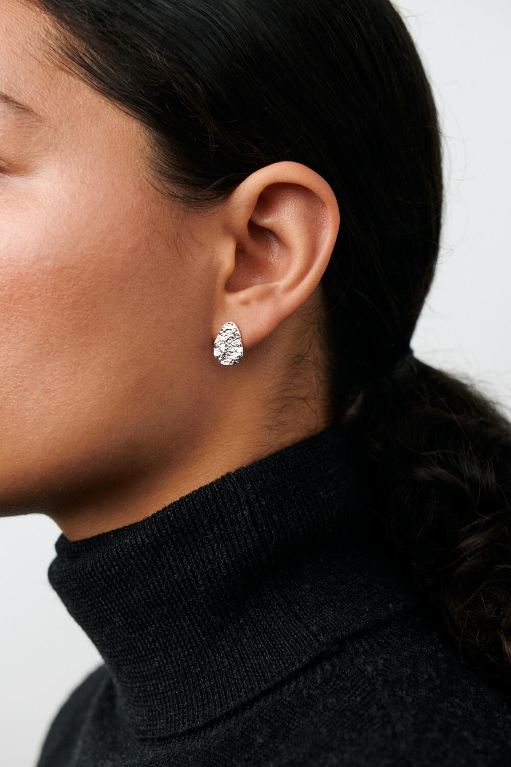 Nature ørestikker - sølv